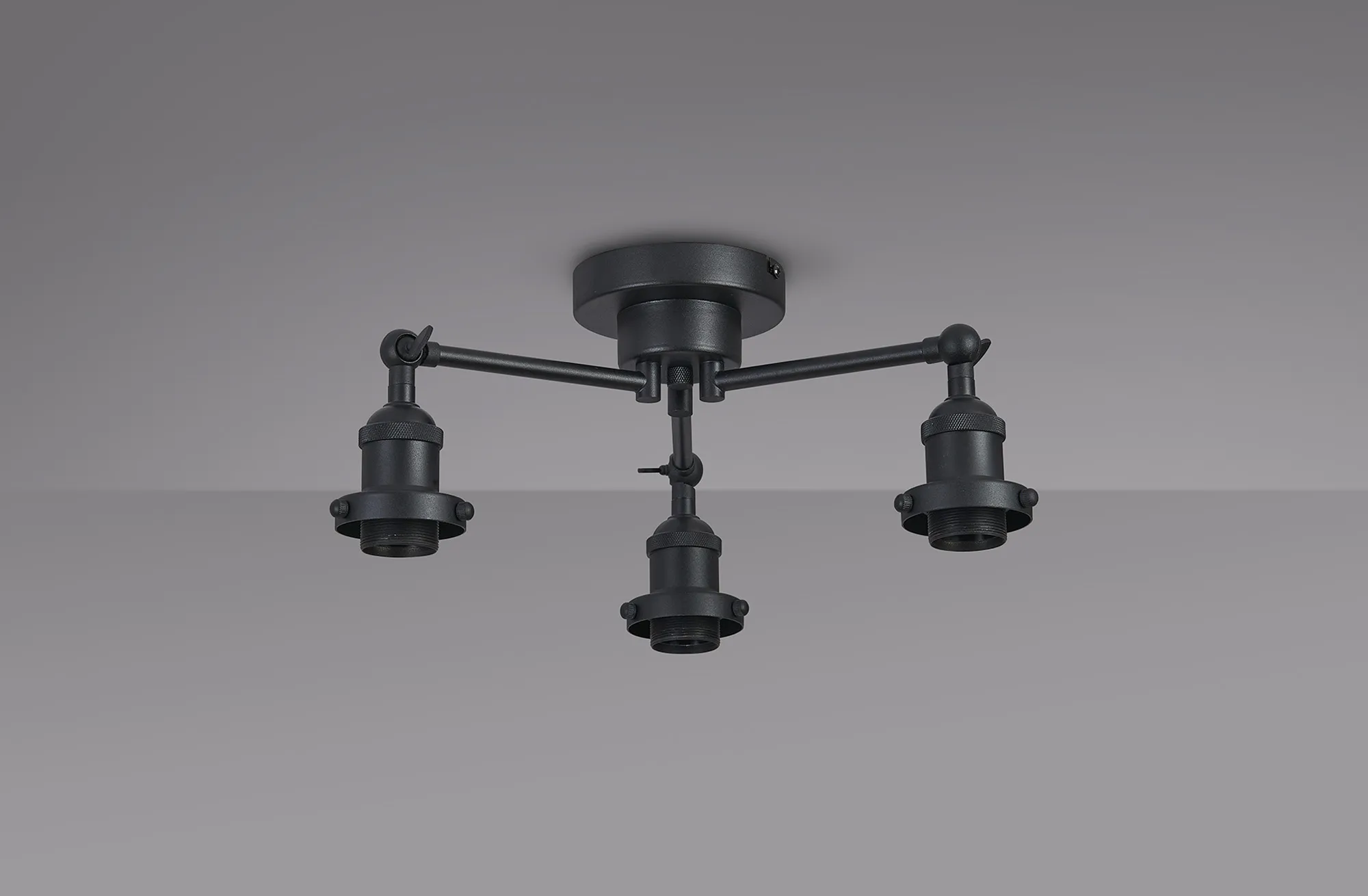 Dreifa Curved Ceiling Lights Deco Semi Flush Fittings